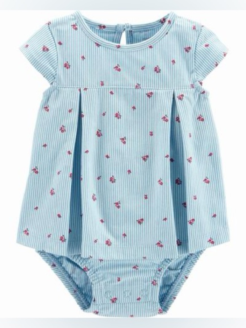 10/$15 Carter's Striped Romper Dress Size 6 Months